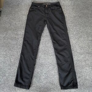 Western Rise Pant Mens 30x30 Black Slim Fit Casual Trail Outdoor Hiking Gorpcore